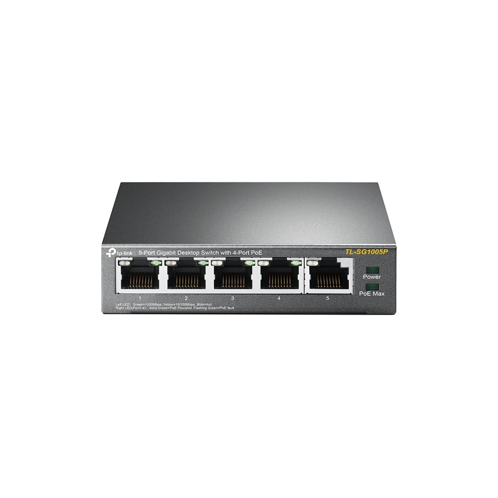 Tl-sg1005p Switch 5p Giga (4 Ptos Poe) Tp-link Desk (3212) - I-Computacion