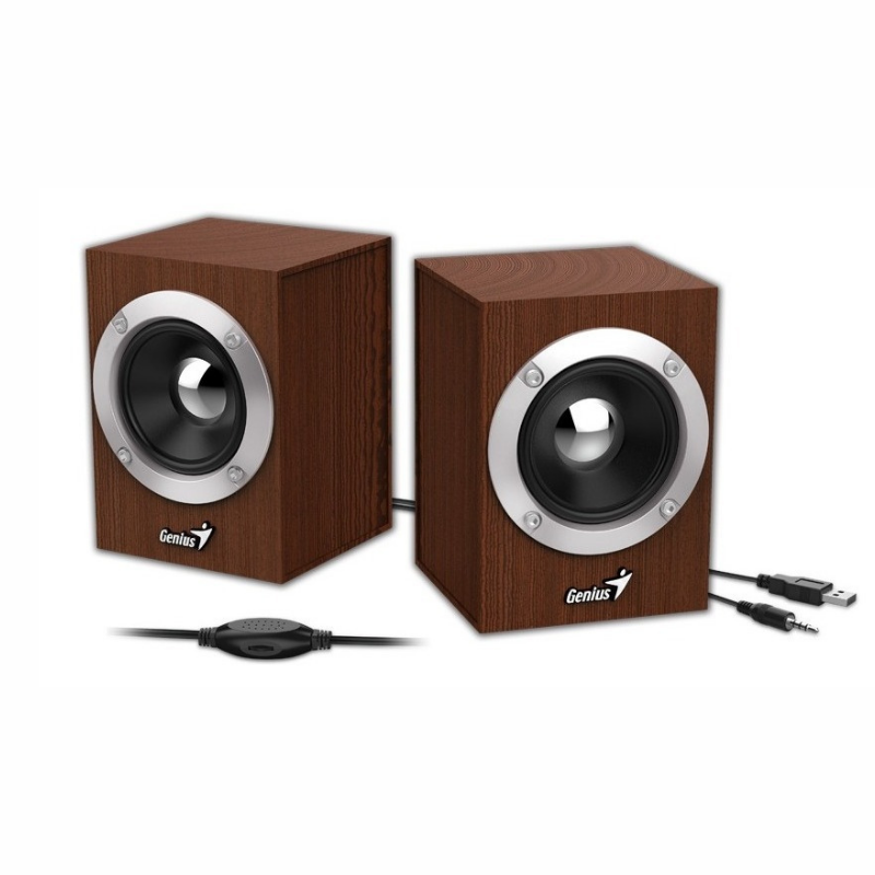Parlante Genius Sp-hf280 6w USB Wood (6984) - I-Computacion