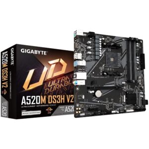 Mother Gigabyte A520m Ds3h V2 DDR4 Am4 (serie 3000/4000/5000) (4690) - I-Computacion