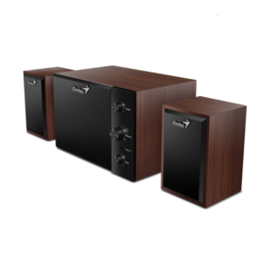 Parlantes Genius Sw-2.1 350 10w (madera) (9442) - I-Computacion