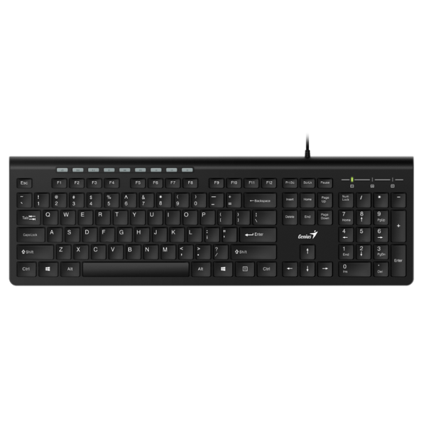 Teclado Genius Slimstar 230 Ii Blk USB Black (0035) - I-Computacion