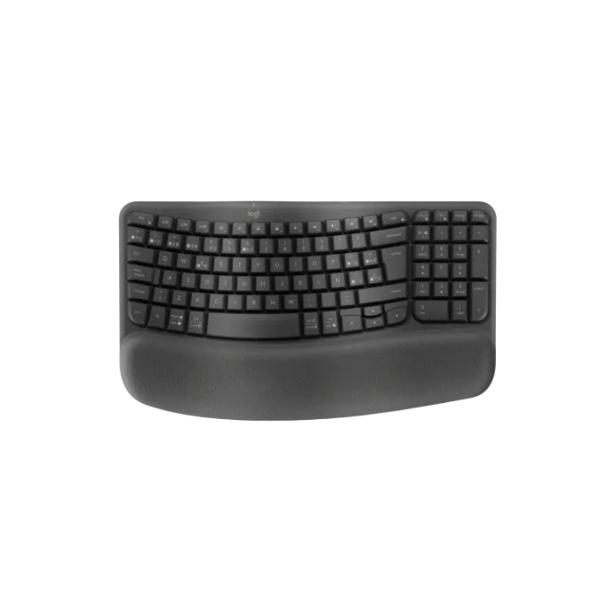 Teclado Logitech Wireless Wave Keys Ergo Black Esp 920-012278 (1458) - I-Computacion