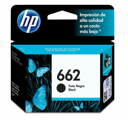 Cz103al Cartucho de Tinta Hp 662 Negro (0115) - I-Computacion