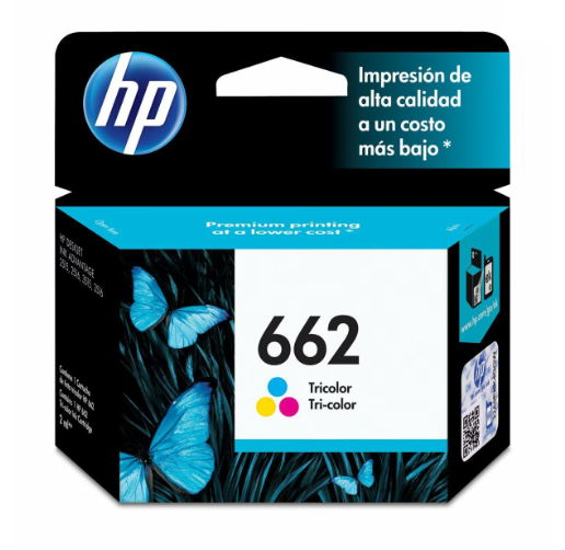 Cz104al Cartucho de Tinta Hp 662 Tri-color (0122) - I-Computacion