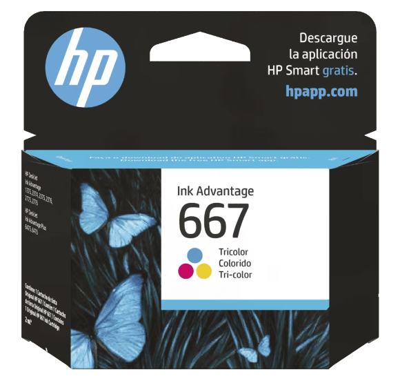 3ym78al Cartucho de Tinta Hp 667 Tri-color (2435) - I-Computacion
