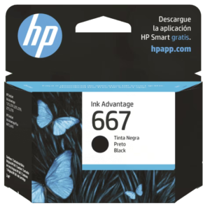 3ym79al Cartucho de Tinta Hp 667 Negro (2459) - I-Computacion