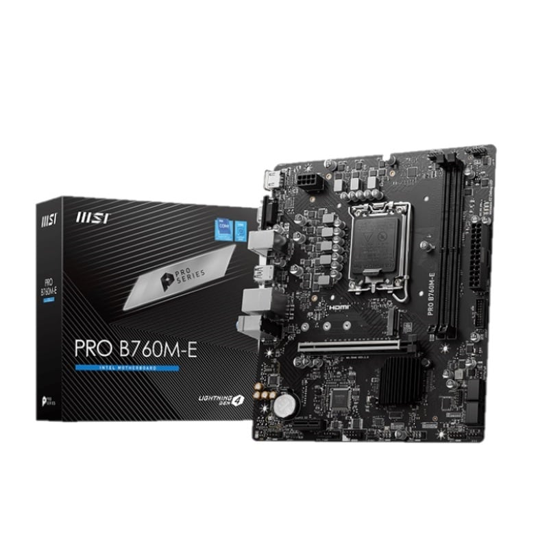 Mother Msi Pro B760m-e DDR5 1700 (12va/13va/14va Gen) (5154) - I-Computacion