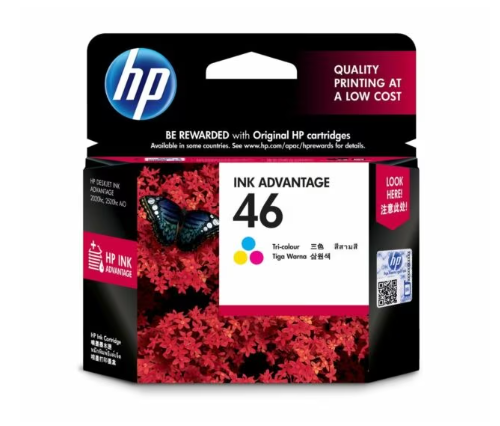 Cz638al Hp 46 Tri-color Ink Cartridge (8664) - I-Computacion
