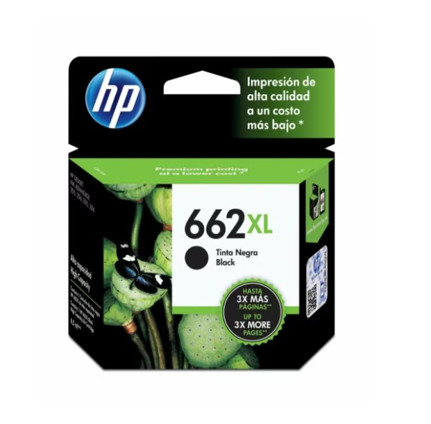 Cz105al Hp 662xl Black Ink Cartridge (0139) - I-Computacion