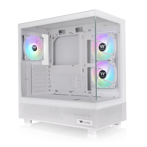 Gabinete Tt View 270 Plus Mid-tower Tg X2 Fan ARGB X3 Snow White (4199) - I-Computacion