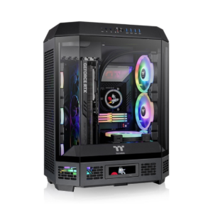 Gabinete Tt The Tower 600 Mid-tower Tg X3 Fan X2 Black (5240) - I-Computacion