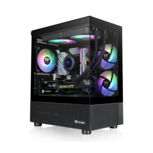 Gabinete Tt View 170 Micro Chassis Tg X2 Fan ARGB X3 Black (5332) - I-Computacion