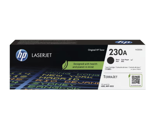 W2300A HP 230A Black Original LaserJet Toner Cartridge (0334)