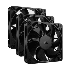 Fan Cooler Corsair Rs120 120mm Pwm 25mm Fan Black Pack X3 (4213) - I-Computacion