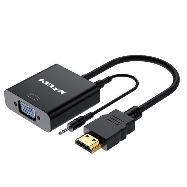 Adaptador Kelyx HDMI a Vga 1080p C/audio (2078) - I-Computacion