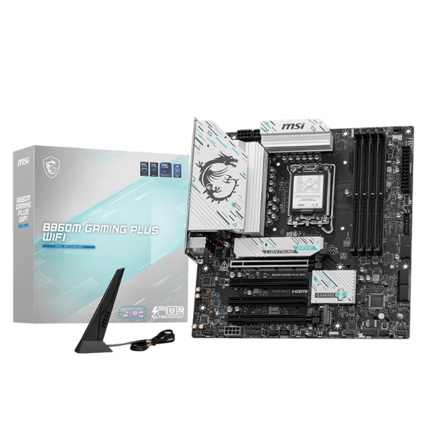 Mother Msi B860m Gaming Plus WIFI DDR5 1851 (serie Ultra) (6558) - I-Computacion