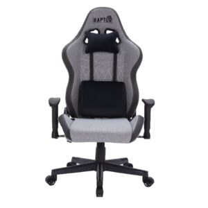 Silla Gamer Raptor Throne R1 Tela Gris (7251) - I-Computacion