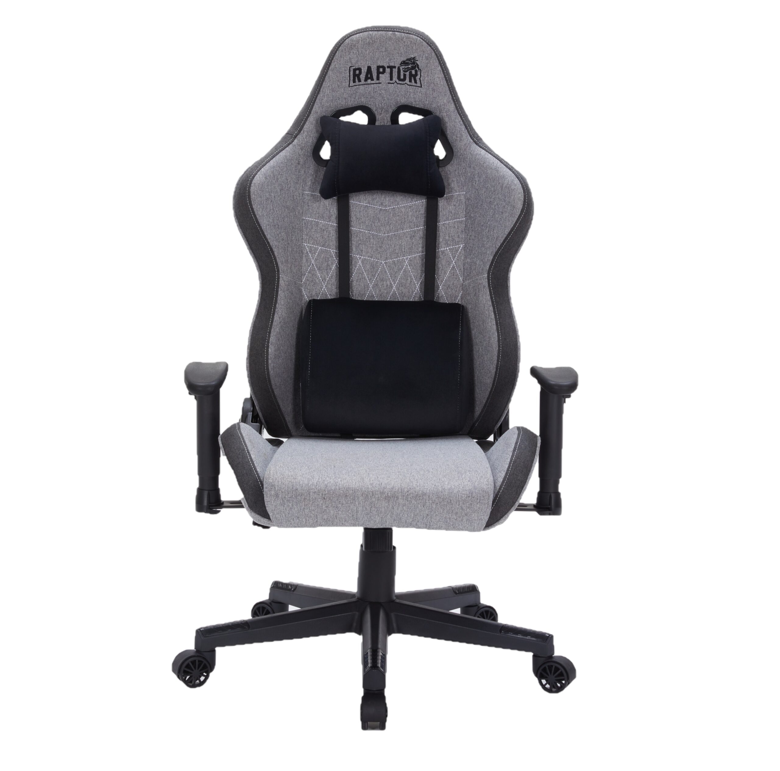 Silla Gamer Raptor Throne R1 Tela Gris (7251) - I-Computacion