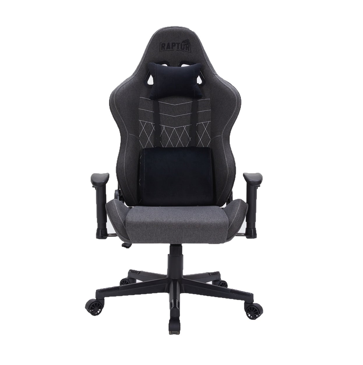 Silla Gamer Raptor Throne R1 Tela Negra (7244) - I-Computacion