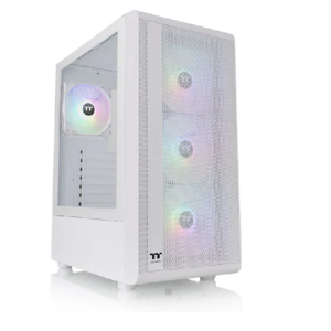 Gabinete Tt S200 Mid-tower Tg Fan ARGB X4 Snow (7759) - I-Computacion