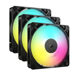 Fan Cooler Corsair Rs120 ARGB 120mm Black Pack X3 (4138) - I-Computacion