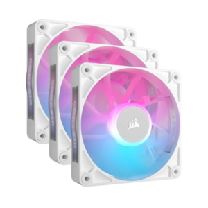 Fan Cooler Corsair Icue Link Rx120 RGB 120mm White Pack X3 (0963) - I-Computacion