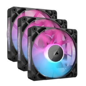 Fan Cooler Corsair Icue Link Rx120 RGB 120mm Black Pack X3 (0925) - I-Computacion