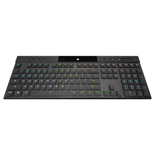 Teclado Corsair K100 Air RGB Mecanico Switch Cherry Mx Ultra Low Profile Black Wireless (5176) - I-Computacion