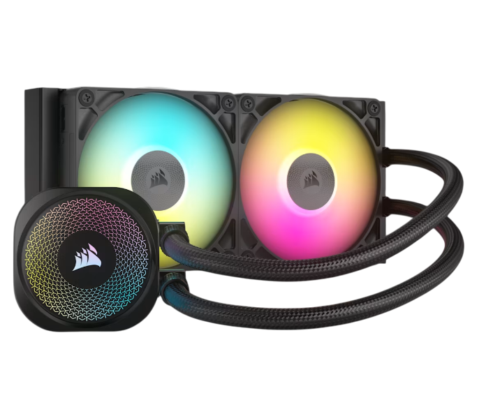 Water Cooling Corsair Icue Link Titan 240 RX RGB 2x CPU Cooler 240mm Black (5418) - I-Computacion