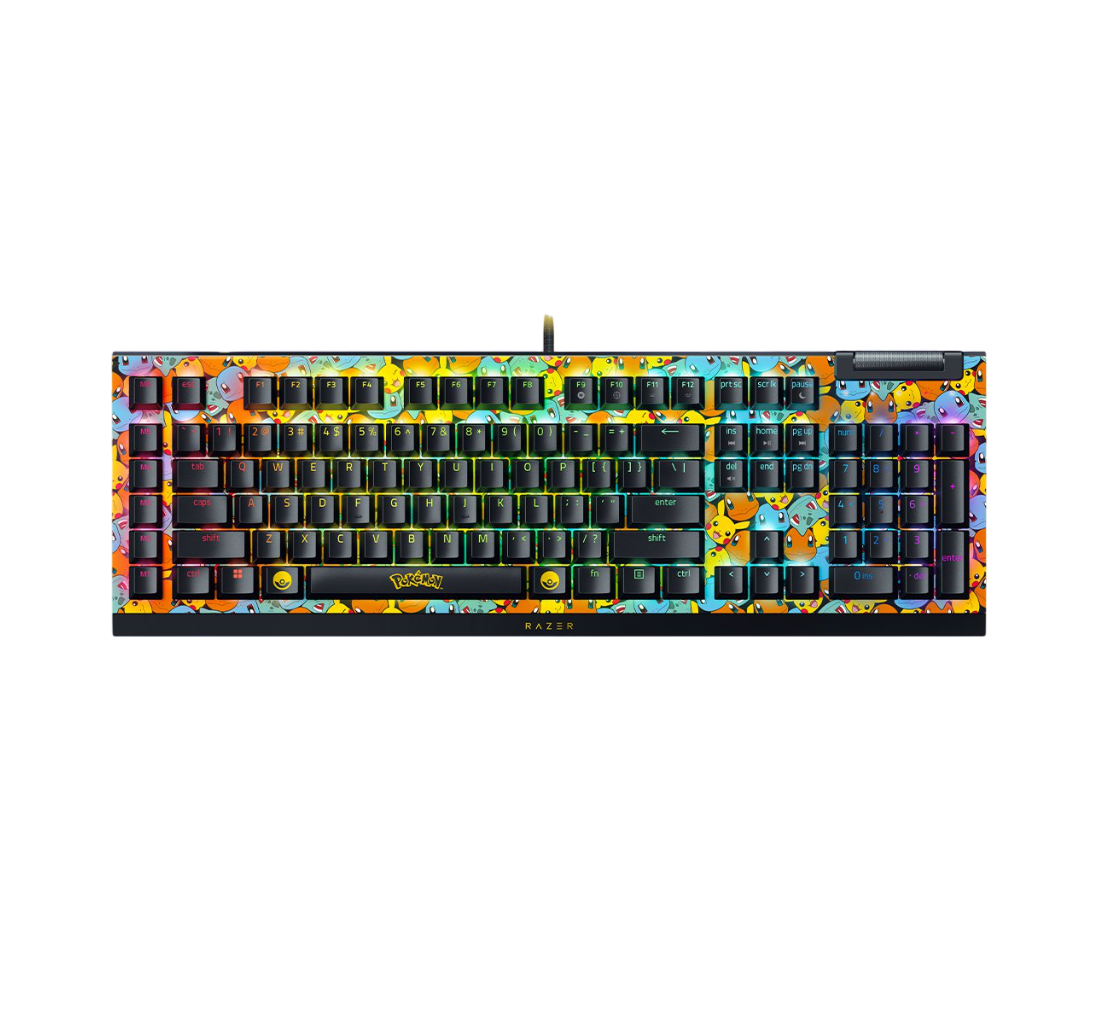 Teclado Razer Blackwidow V4 X Pokémon Edition (2943) - I-Computacion