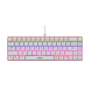 Teclado Gamer Raptor Fireclaw M68 Mecanico Retroiluminado Switch Red Outemu White (7879) - I-Computacion
