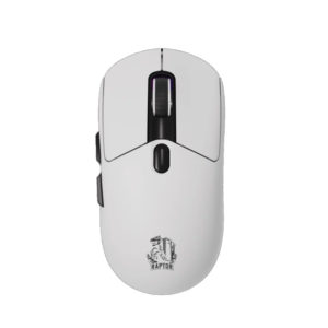 Mouse Gamer Raptor Storm Grip Wireless 7 Botones 24000dpi RGB Pixart Sensor White (7558) - I-Computacion