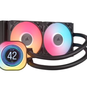 Water Cooling Corsair Icue Link Titan 240 RX Lcd 2x CPU Cooler 240mm Black (2949) - I-Computacion