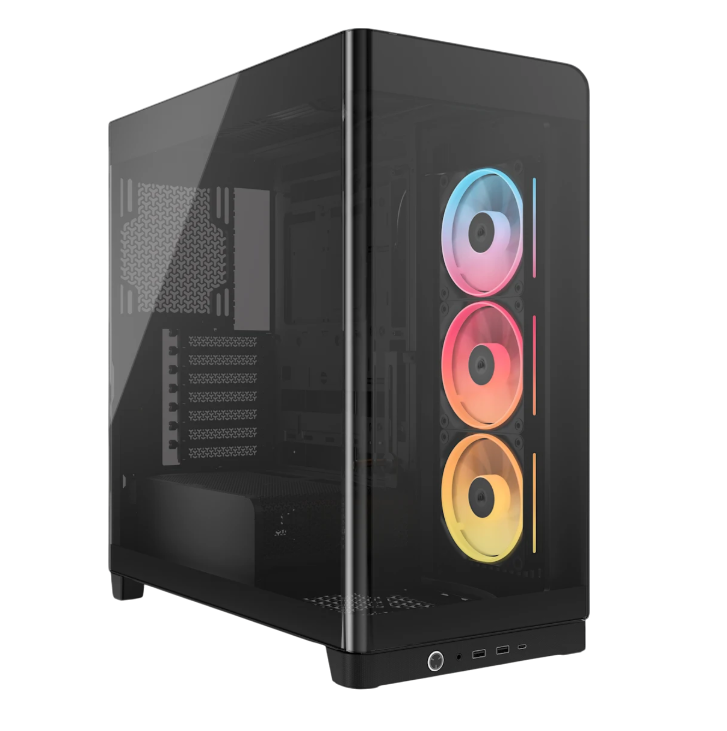 Gabinete Corsair Frame 4500x Lx-r RGB Mid-tower Tg Black (2794) - I-Computacion