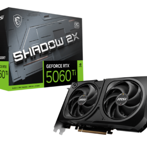 Vga Msi Geforce RTX 5060 Ti 16g Shadow 2x Oc Plus (4433) - I-Computacion
