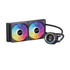 Water Cooling Raptor Aqua Pro 240 Display 2x CPU Cooler 240mm Negro (7695) - I-Computacion