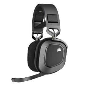 Auricular Corsair Hs80 RGB Wireless Spatial Audio Carbon (5940) - I-Computacion