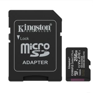 Microsd Kingston 256gb C/adap Gen3 150mb/s Canvas Plus Cl10 (8507) - I-Computacion