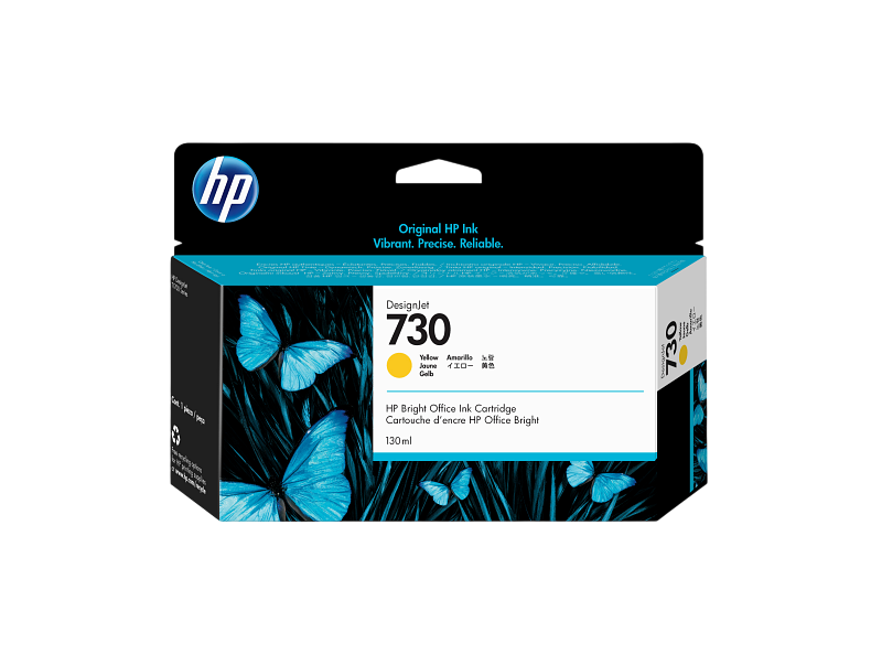 P2v64a Hp 730 130-ml Yellow Ink Cartridge (6951) - I-Computacion
