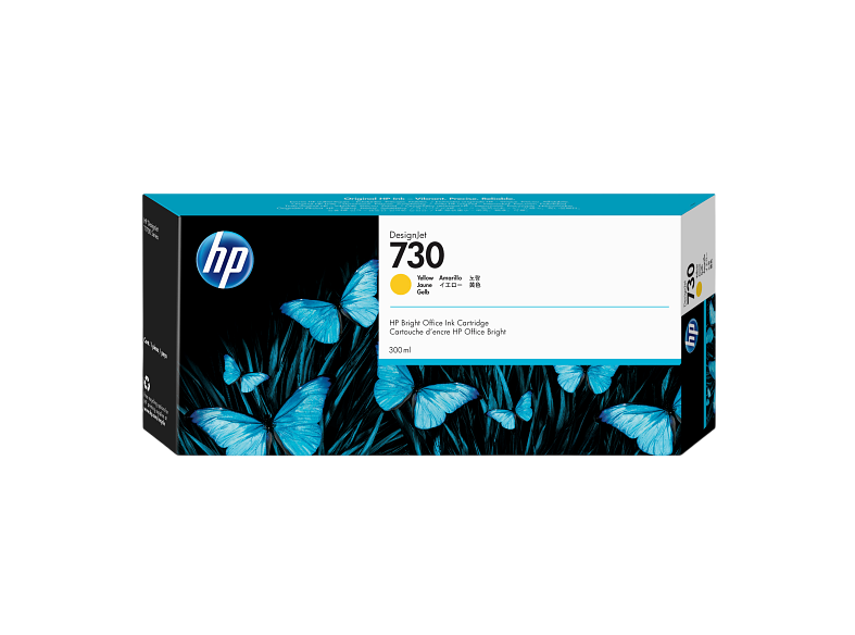 P2v70a Hp 730 300-ml Yellow Ink Cartridge (1289) - I-Computacion