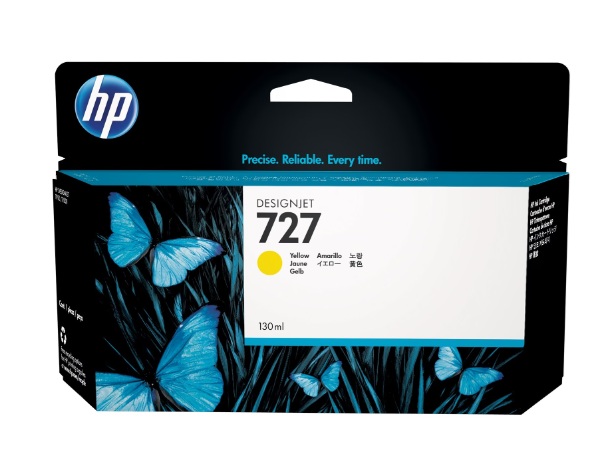 B3p21a Hp 727 130-ml Yellow Designjet Ink (3765) - I-Computacion