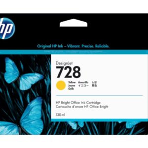 F9j65a Hp 728 130-ml Yellow Ink Cartridge (7848) - I-Computacion