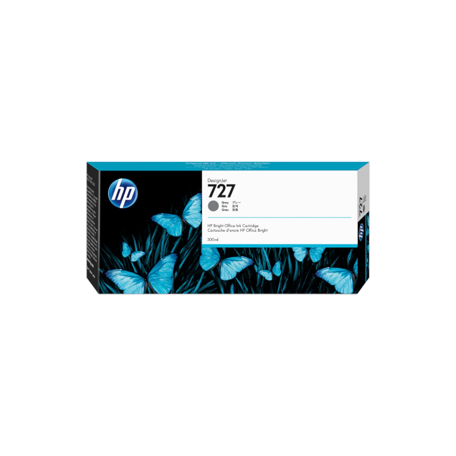 F9j80a Hp 727 300-ml Gray Ink Cartridge (3349) - I-Computacion