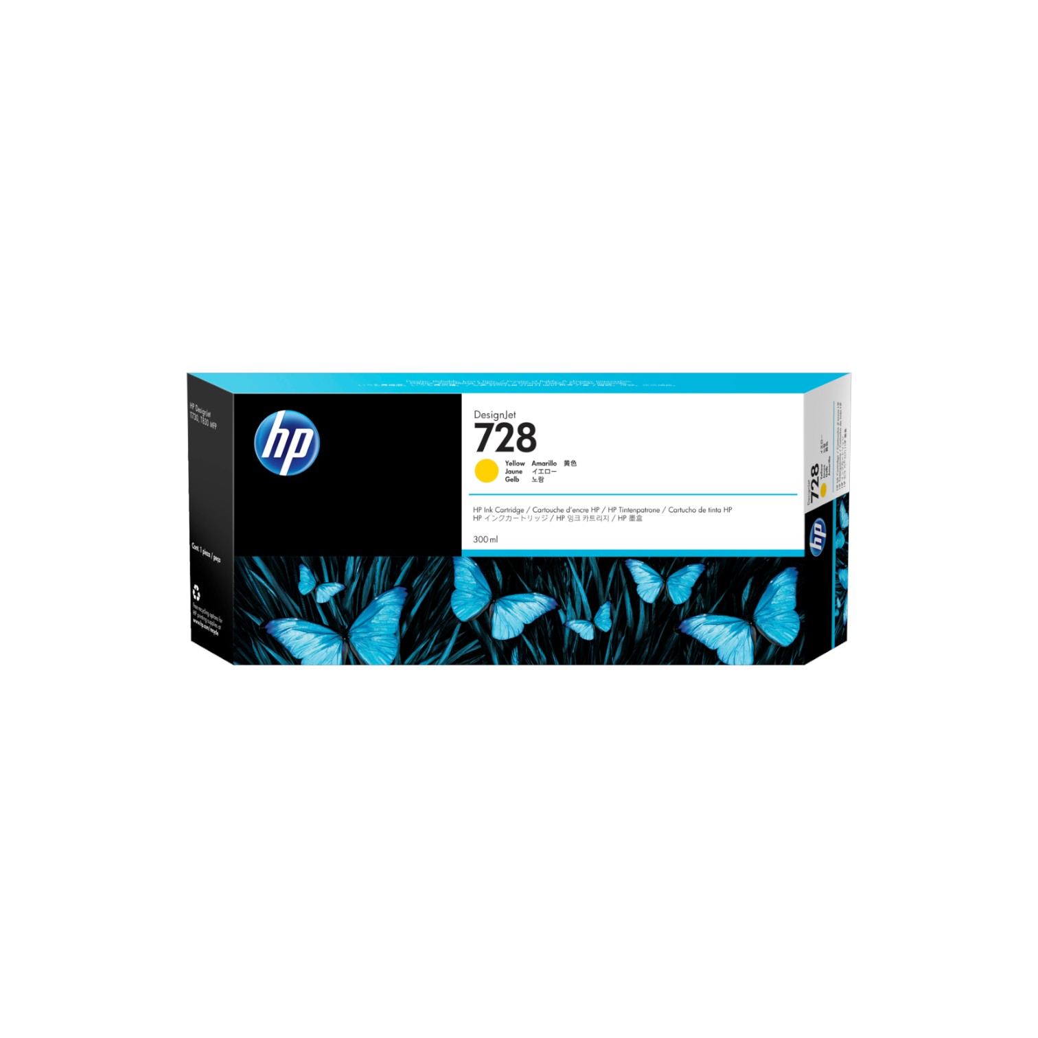 F9k15a Hp 728 300-ml Yellow Ink Cartridge (7913) - I-Computacion