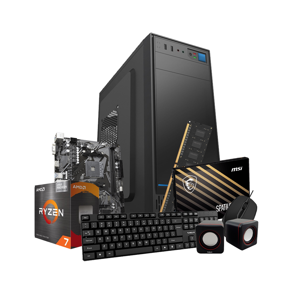 Pc Kelyx AMD Ryzen 7-5700G 16G SSD 480Gb (MSI)