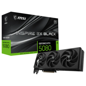 Vga Msi Geforce RTX 5080 16g Inspire 3x Oc Black (7913) - I-Computacion