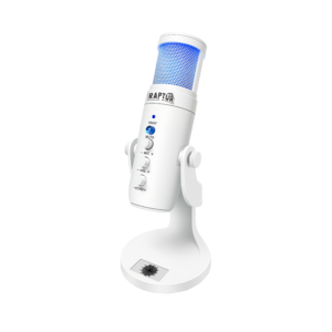 Microfono Raptor Vox Pro RGB USB P/streaming White (2920) - I-Computacion