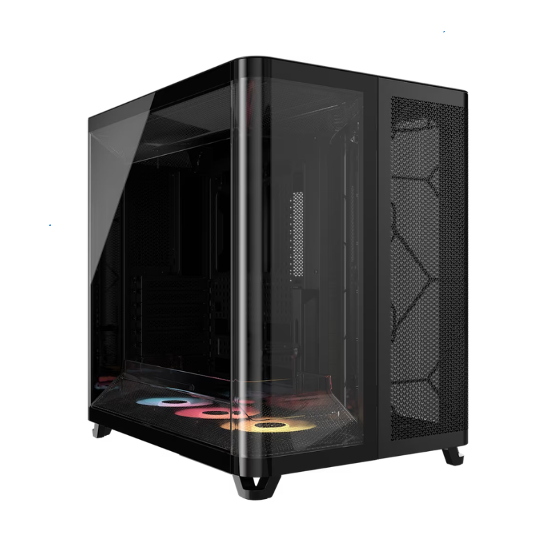 Gabinete Corsair Air 5400 Rs ARGB Mid-tower Tg Black (6556) - I-Computacion