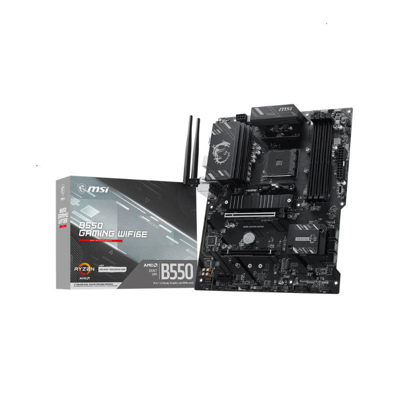 Mother Msi B550 Gaming Wifi6e DDR4 Am4 (serie 3000/4000/5000) (9082) - I-Computacion