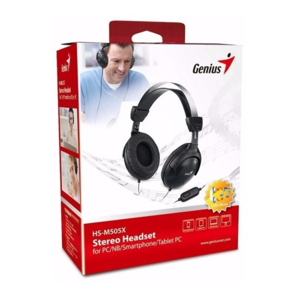 Auricular C/ Microfono Genius Hs-m505x (single Jack) (5674) - I-Computacion